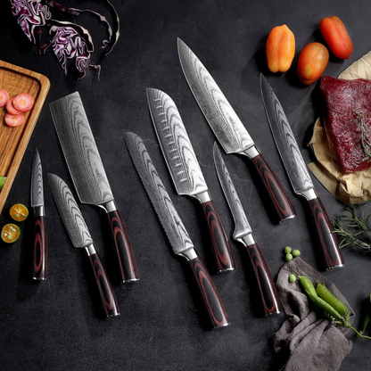 Fujimoto Bushido Series – 8-Piece Knife Set