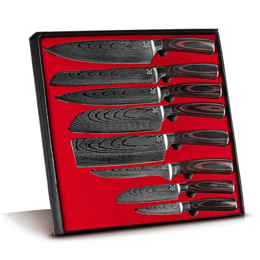 Fujimoto Bushido Series – 8-Piece Knife Set